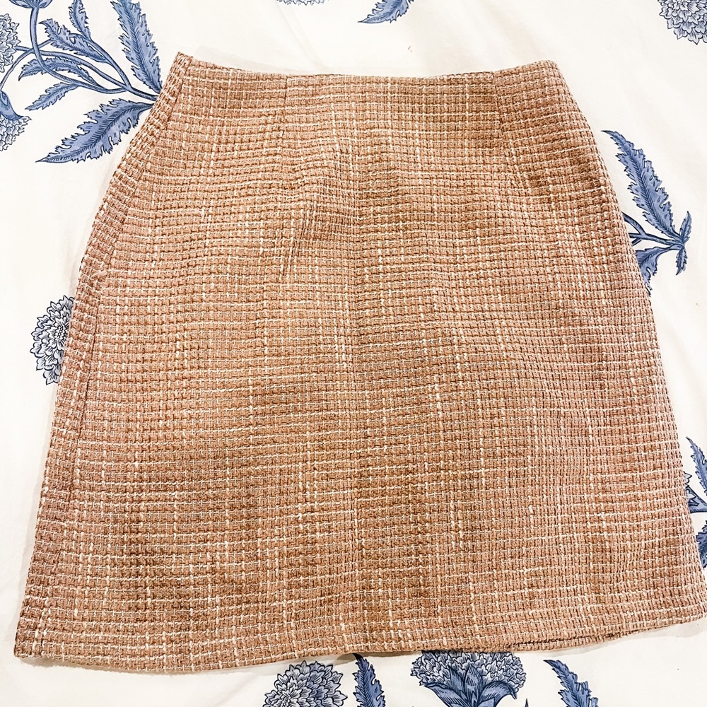 Tweed Brown Skirt size small